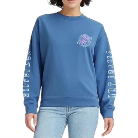 Levi's Tops - Levi's Silvertab Women's Logo Crewneck Sweatshirt